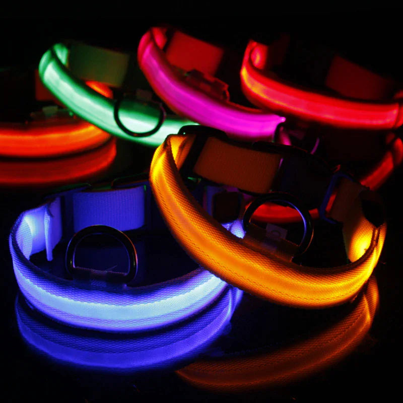 GlowPup LED Safety Collar - Nighttime Visibility for Dogs