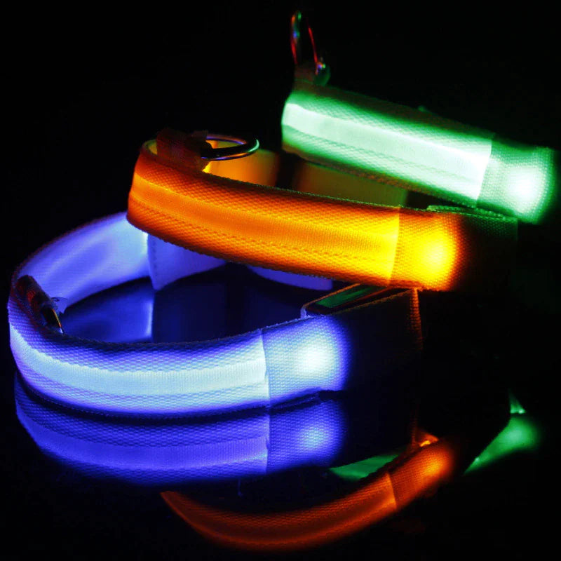 GlowPup LED Safety Collar - Nighttime Visibility for Dogs