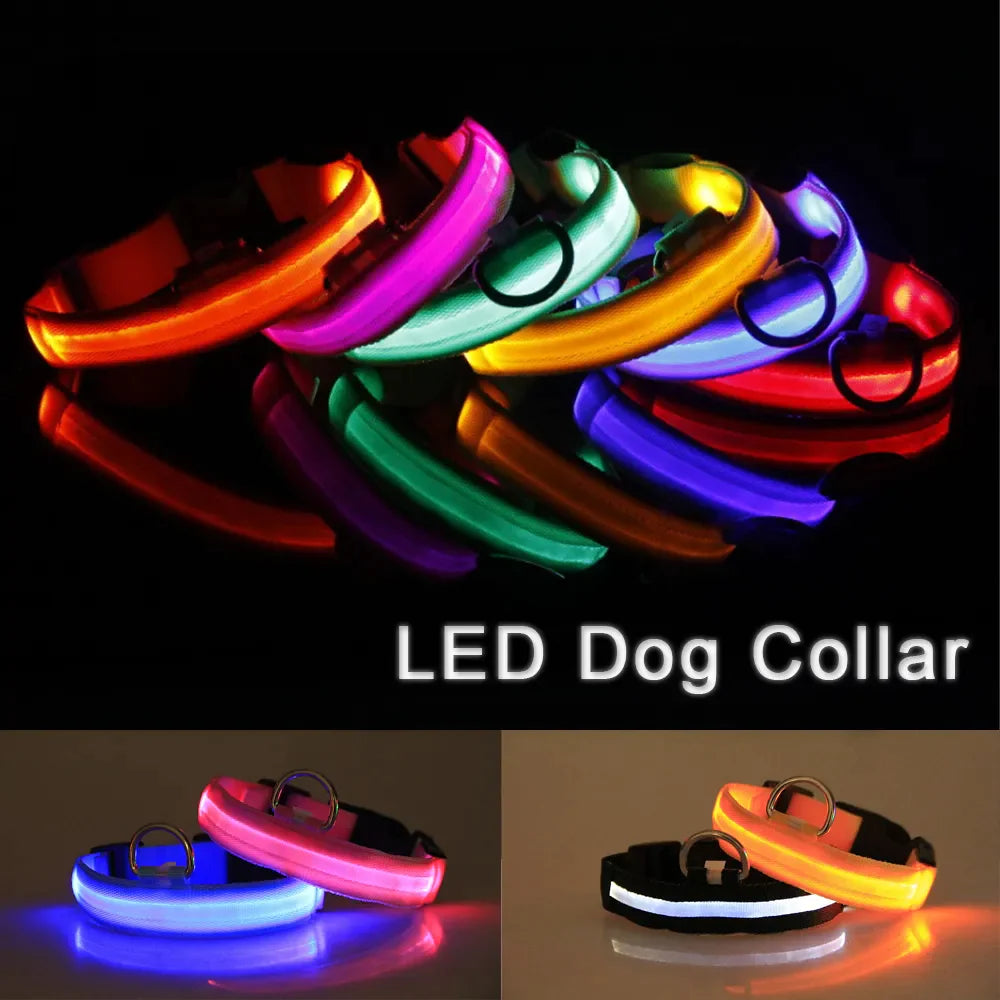 GlowPup LED Safety Collar - Nighttime Visibility for Dogs