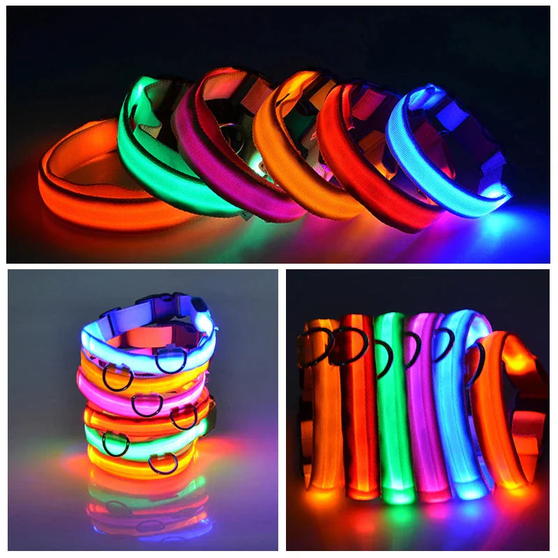 GlowPup LED Safety Collar - Nighttime Visibility for Dogs
