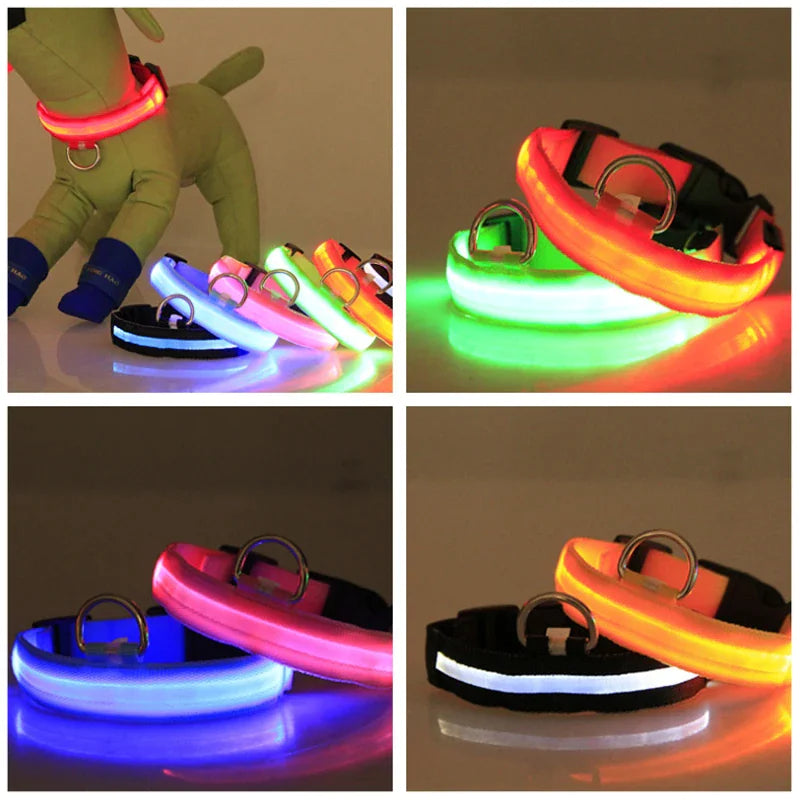 GlowPup LED Safety Collar - Nighttime Visibility for Dogs