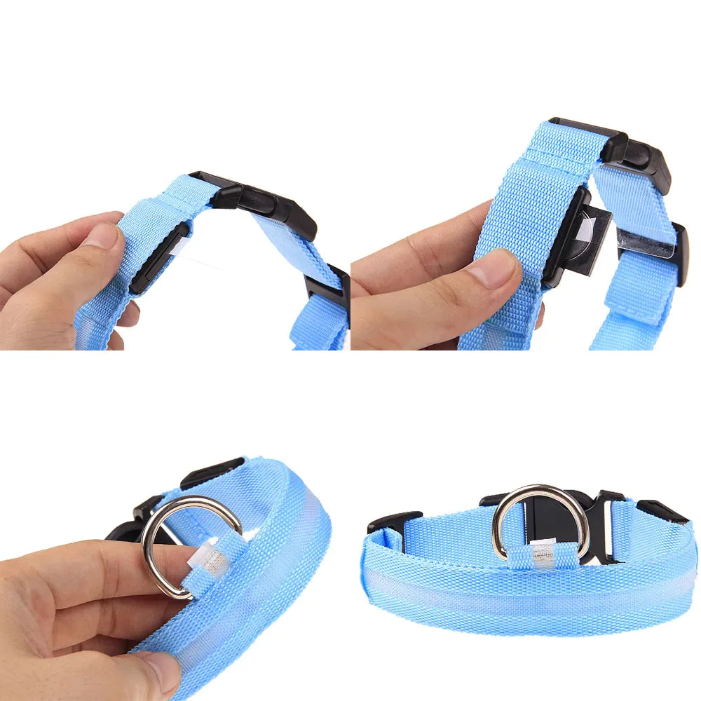 GlowPup LED Safety Collar - Nighttime Visibility for Dogs